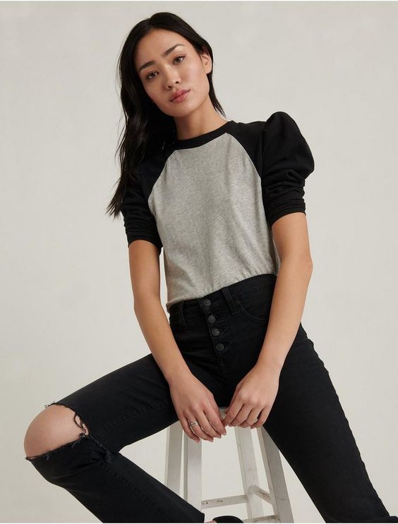 blusa maniche a palloncino autunno inverno 2020-21