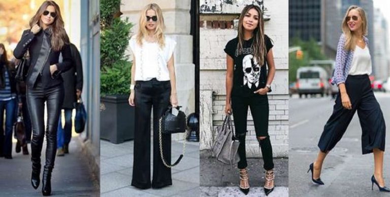 come abbinare jeans neri