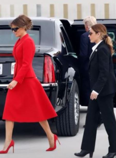melania trump agente segreto