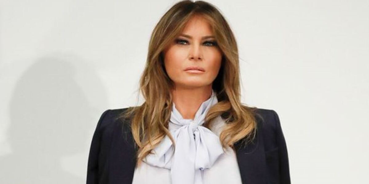 melania trump controfigura