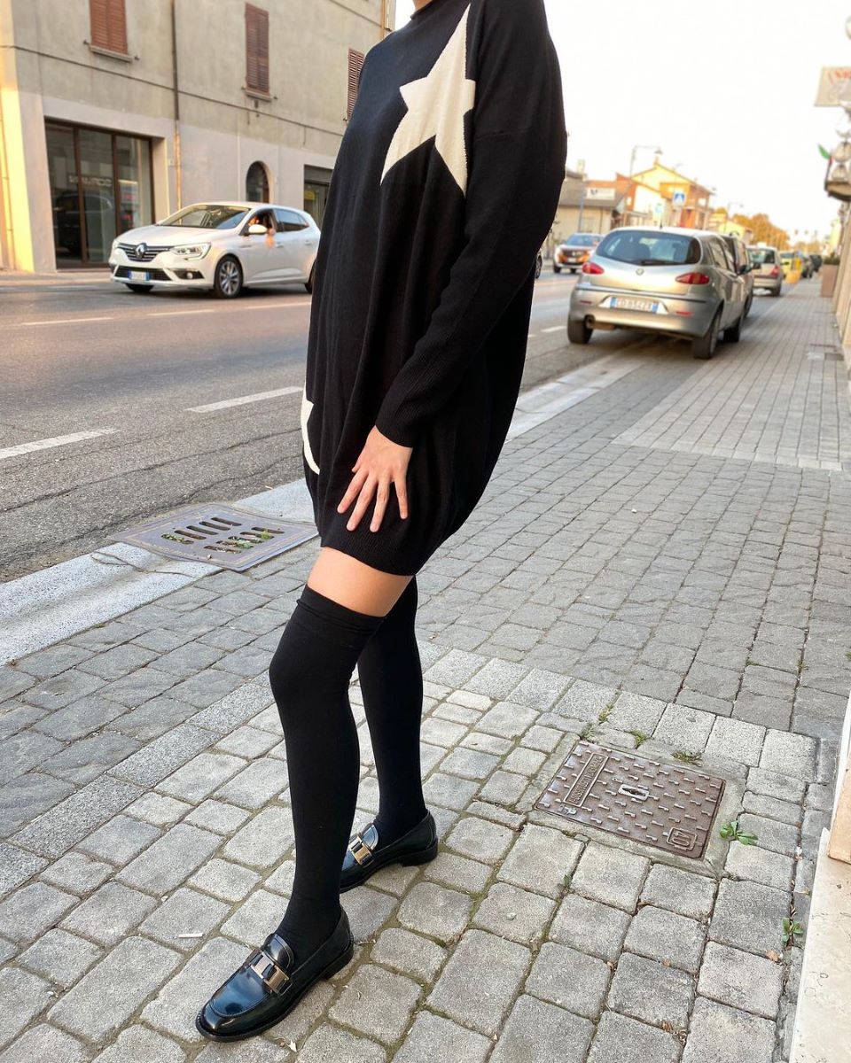abito in maglia come indossarlo