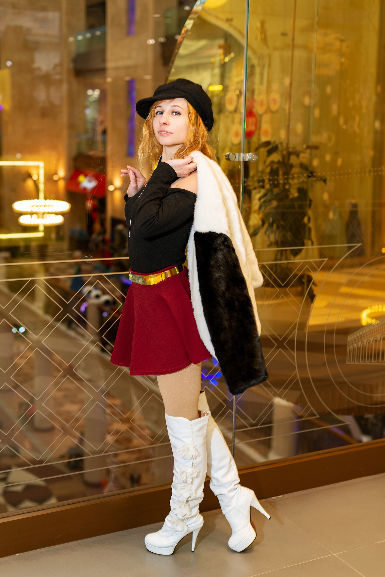 come abbinare gli stivali alti sopra il ginocchio