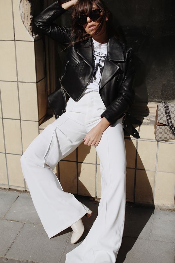 pantaloni palazzo come abbinarli