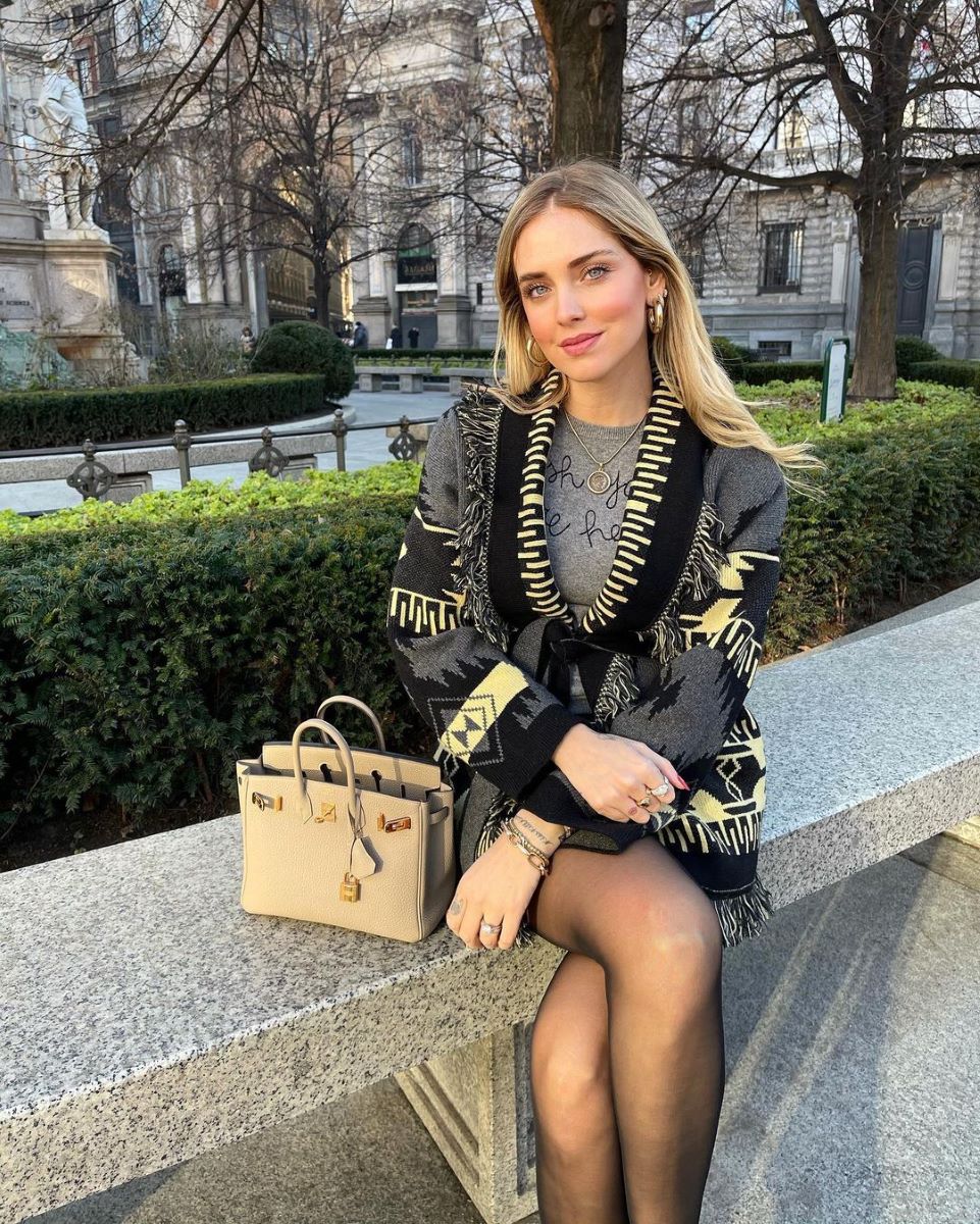 cardigan cintura frange tendenza