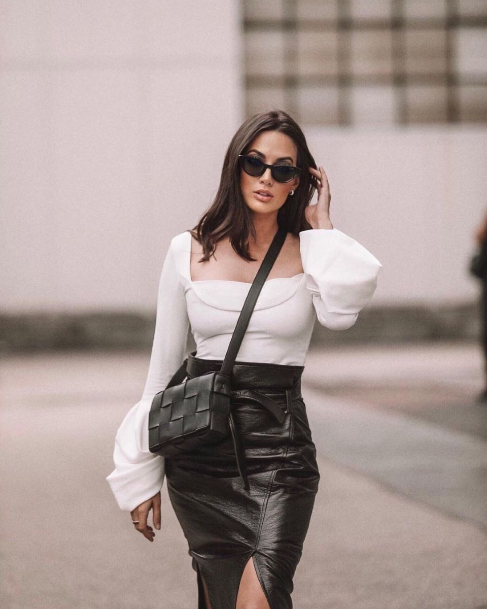 come indossare gonna di pelle