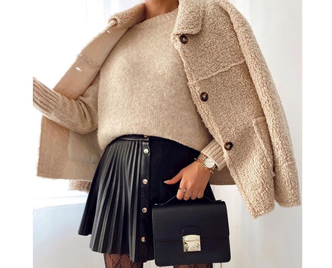 come indossare gonna di pelle