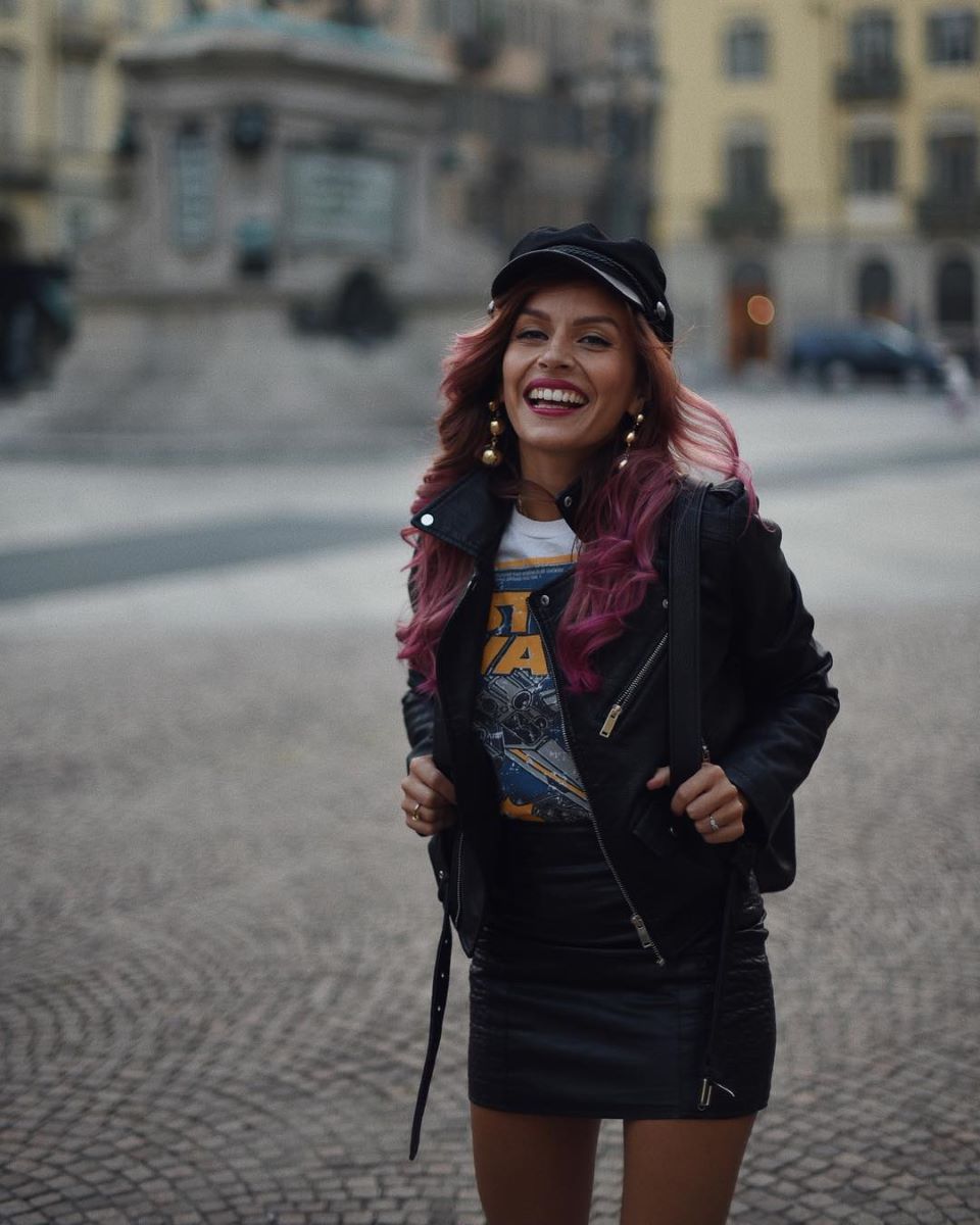 come indossare gonna di pelle