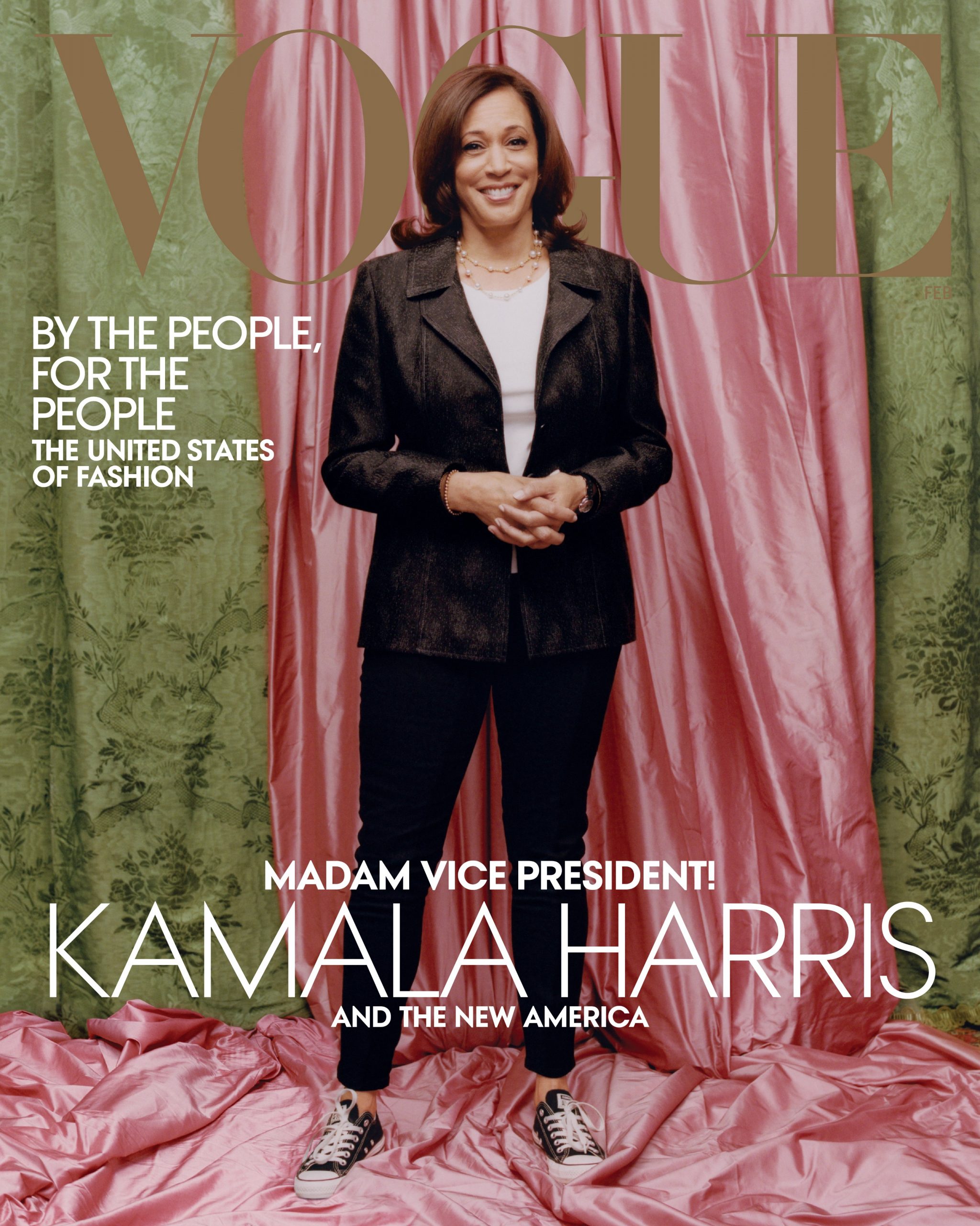 kamala harris copertina Vogue