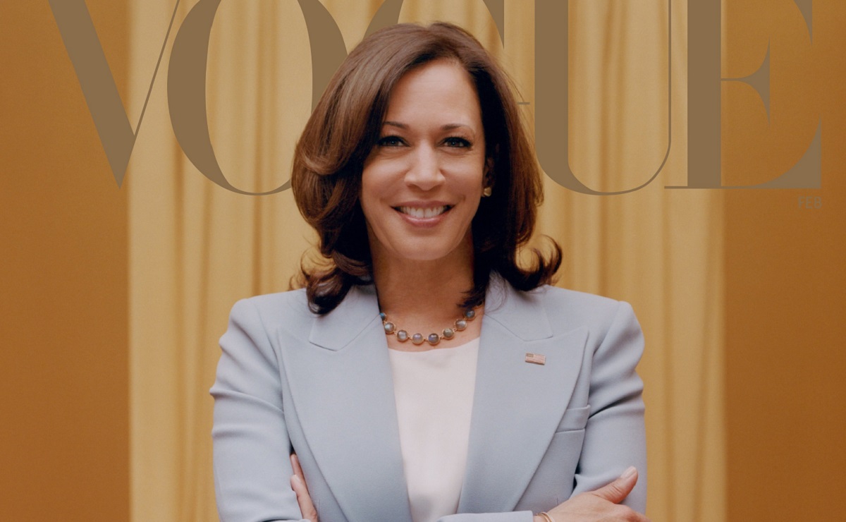 kamala harris copertina Vogue