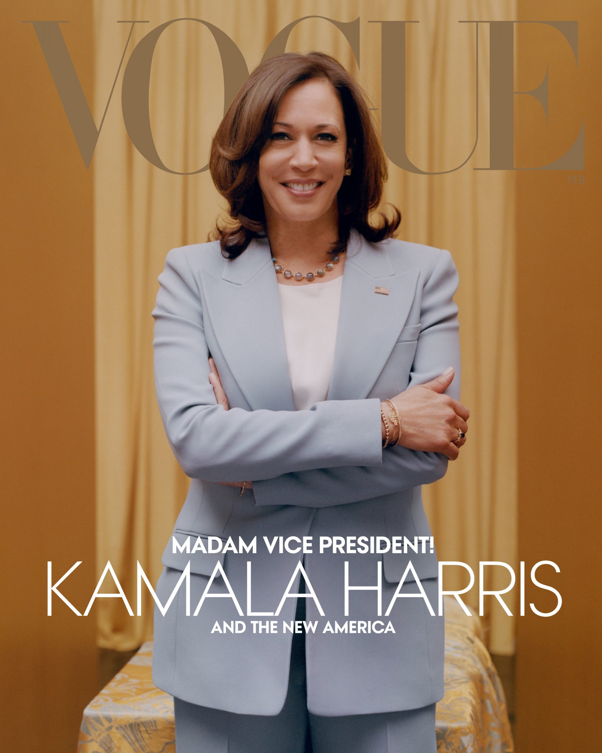 kamala harris copertina Vogue