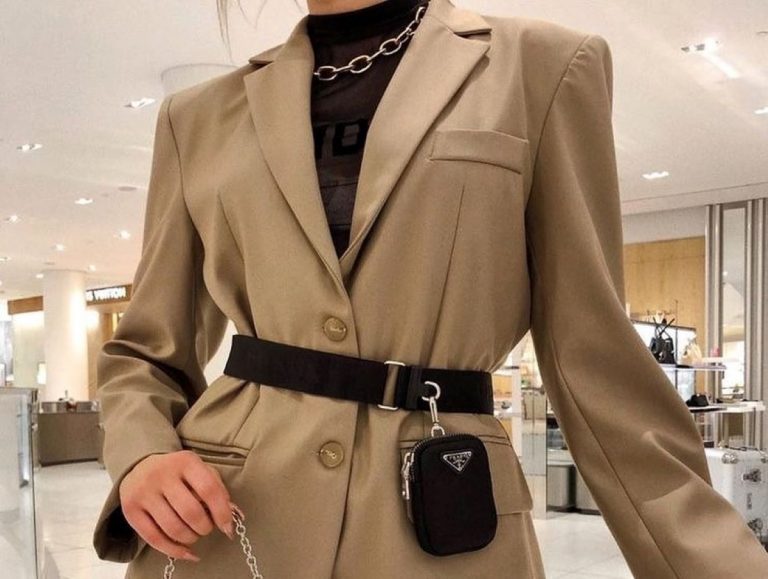 cintura sopra giacca nuovo trend