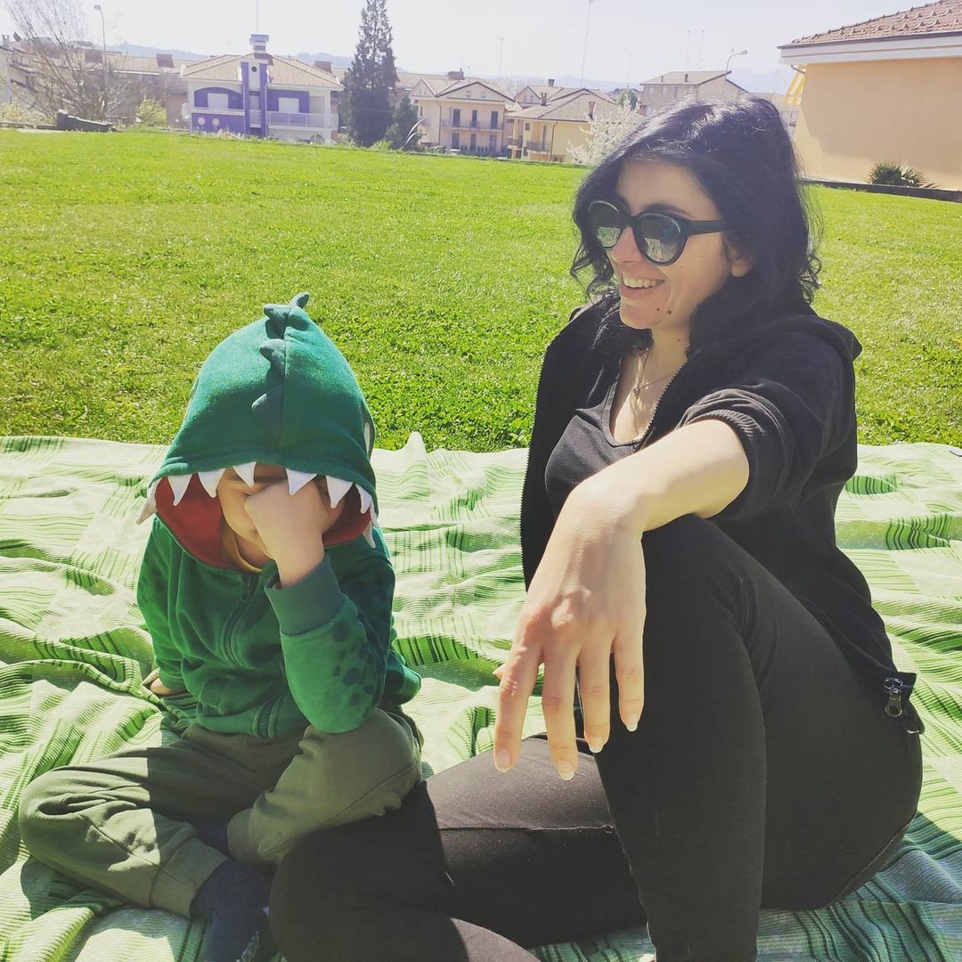 fabiana dadone e figlio