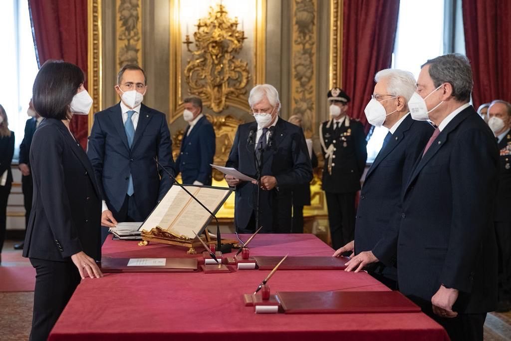 mara carfagna giuramento ministra