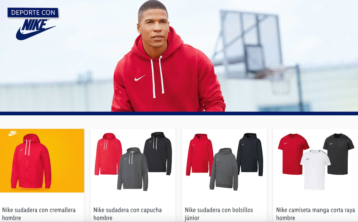 nike linea lidl