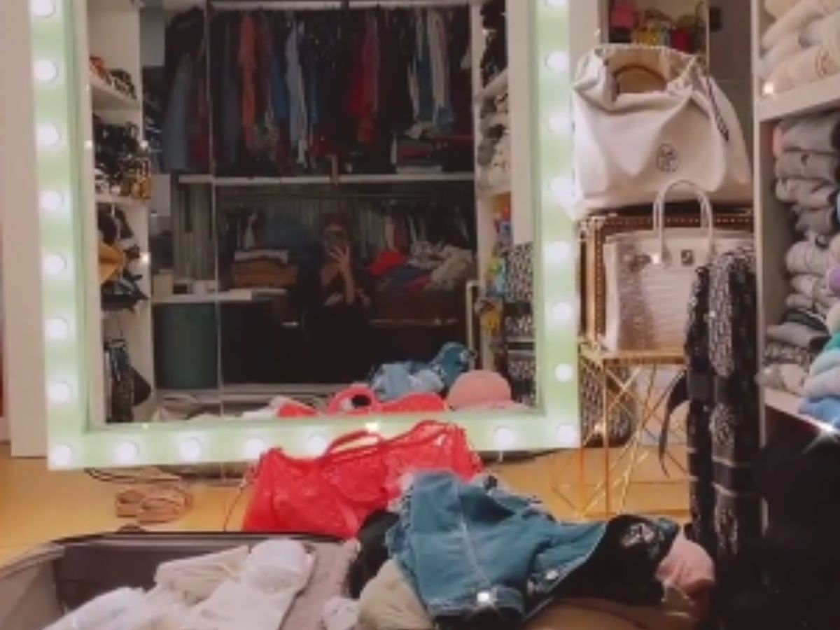 chiara ferragni borsone ospedale