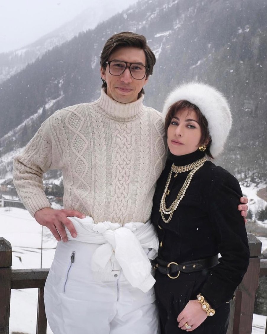 lady gaga look montagna