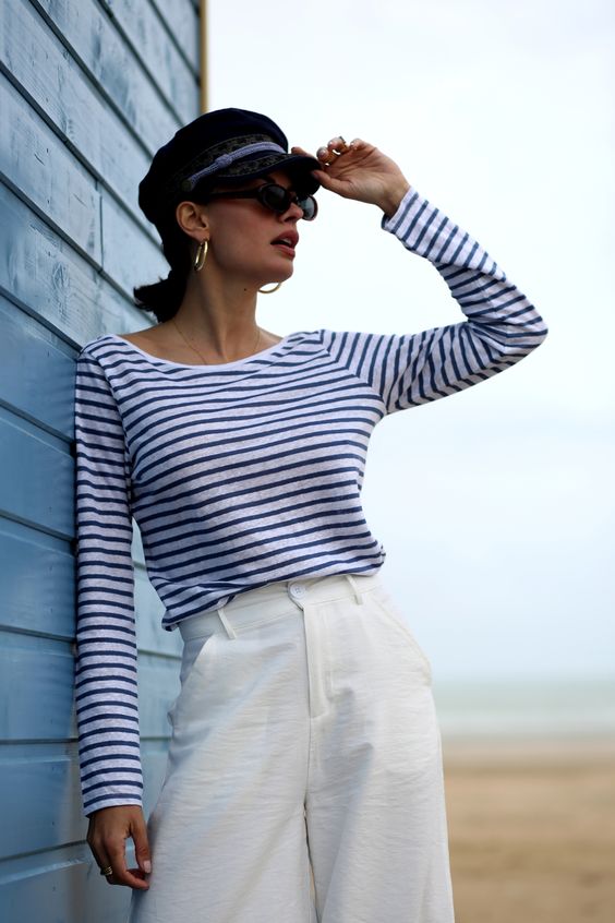 come indossare i jeans bianchi in primavera