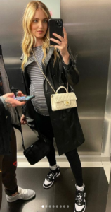 chiara ferragni borsone ospedale