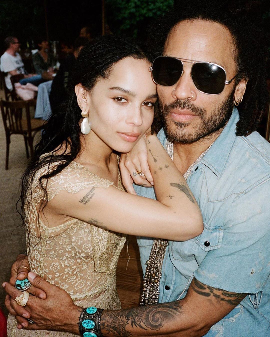 zoe e lenny kravitz