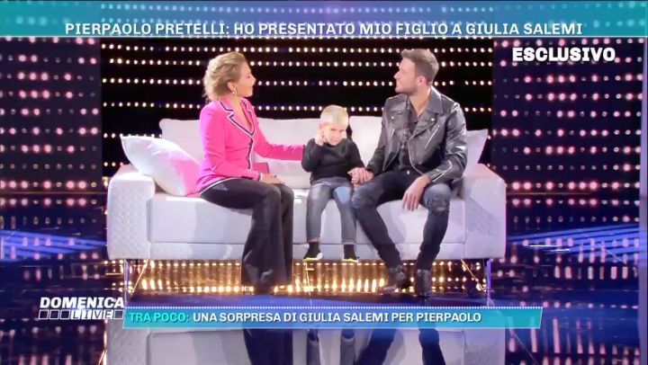 domenica live pierpaolo pretelli figlio