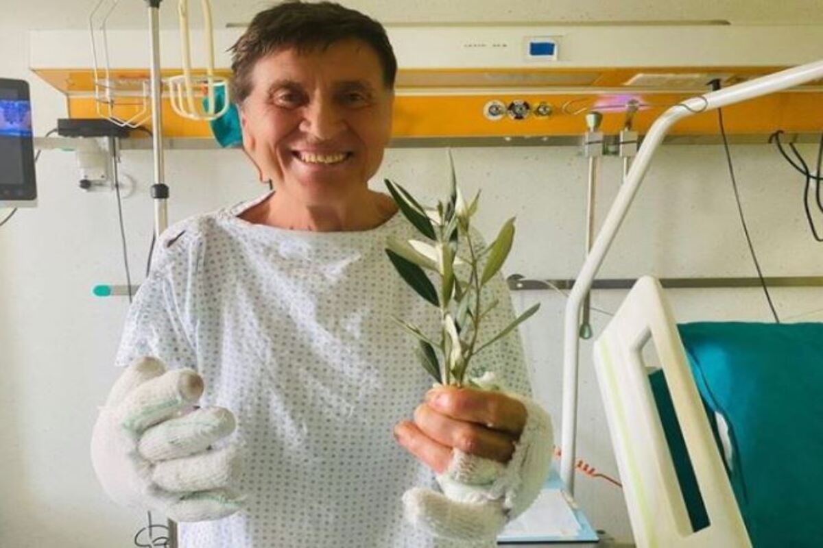 gianni morandi dimesso ospedale