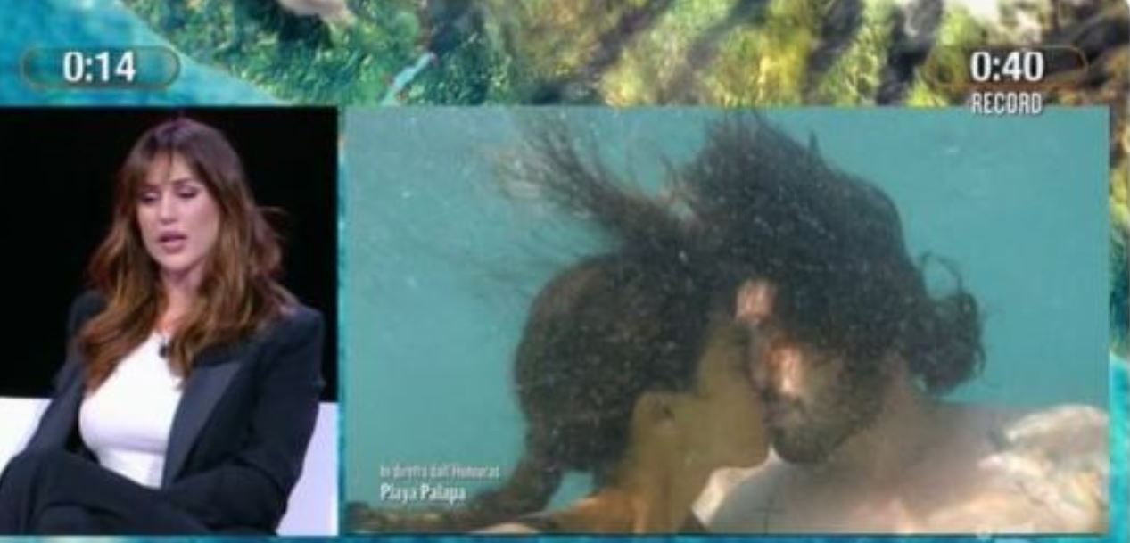 isola dei famosi ignazio francesca bacio