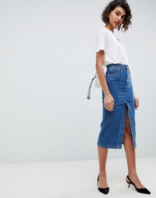gonna di jeans anni 90 tendenza