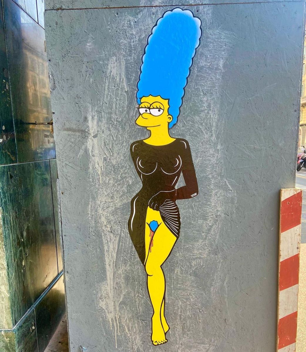 kim kardashian marge simpson mestruazioni