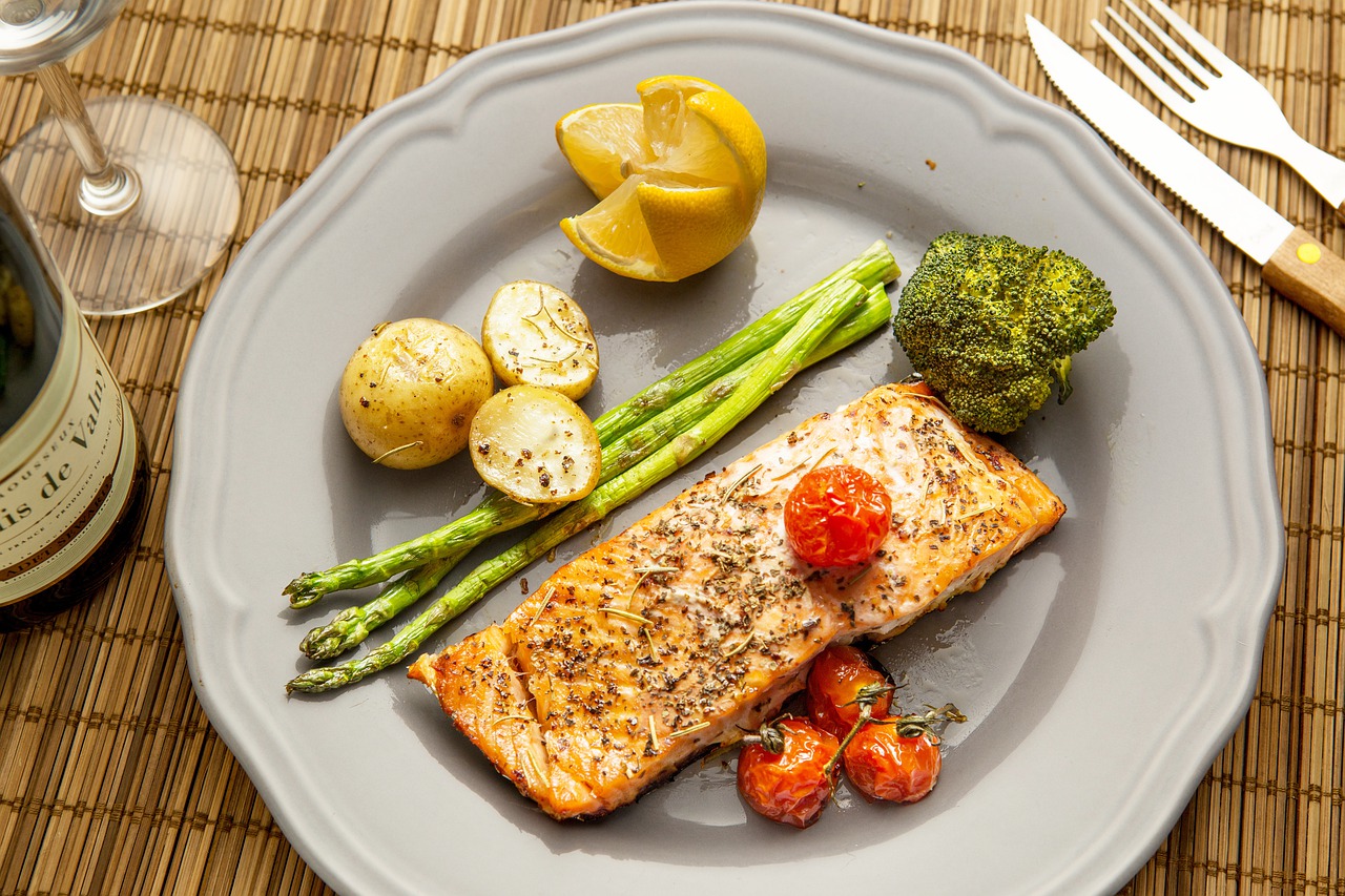 pesce verdure