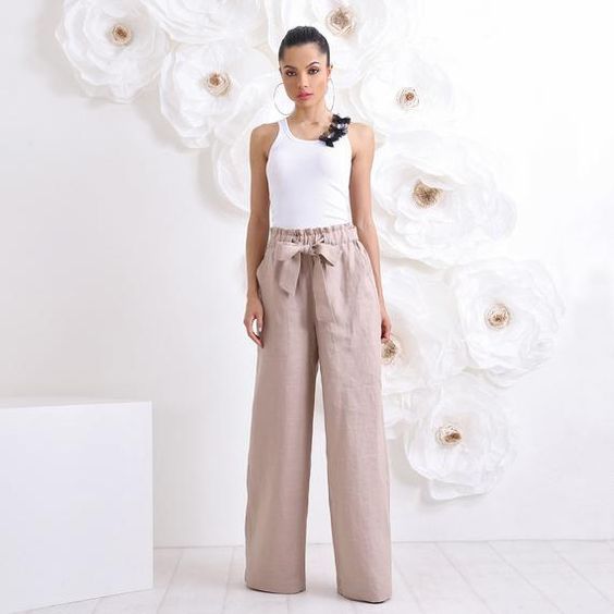 come abbinare pantaloni di lino