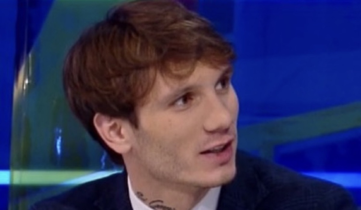 Bortuzzo e Lulu bacio