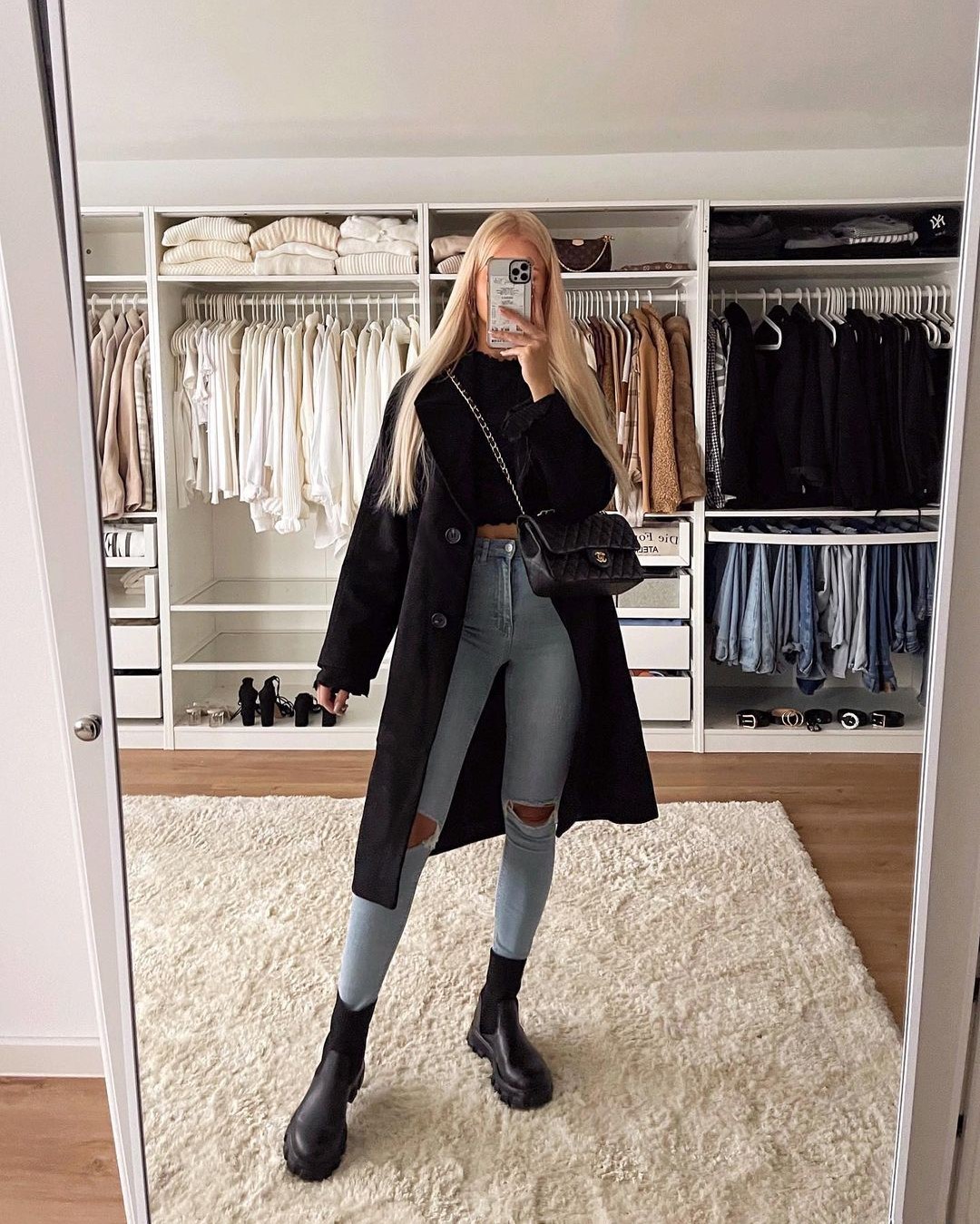 cappotti neri autunno inverno 2021