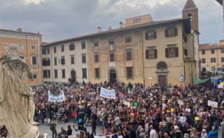 Napoli manifestazioni green pass