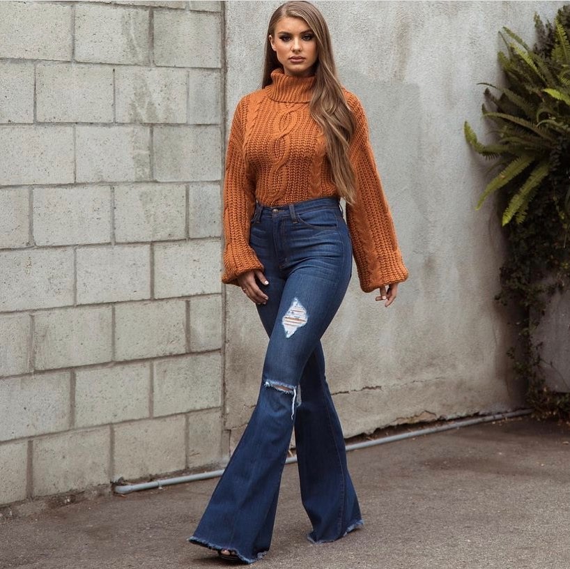 flared jeans come indossarli