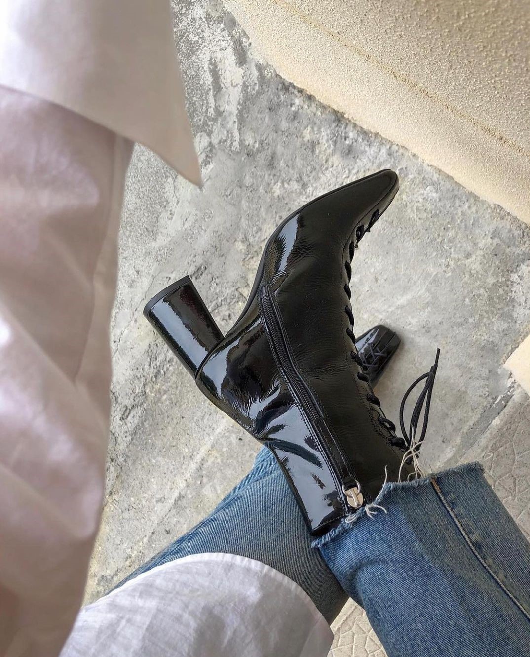 stivaletti neri tacco medio inverno 2021