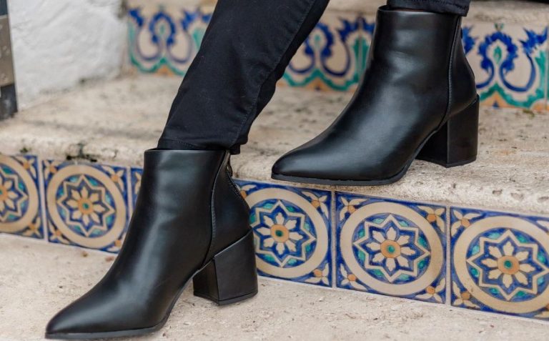 stivaletti neri tacco medio inverno 2021