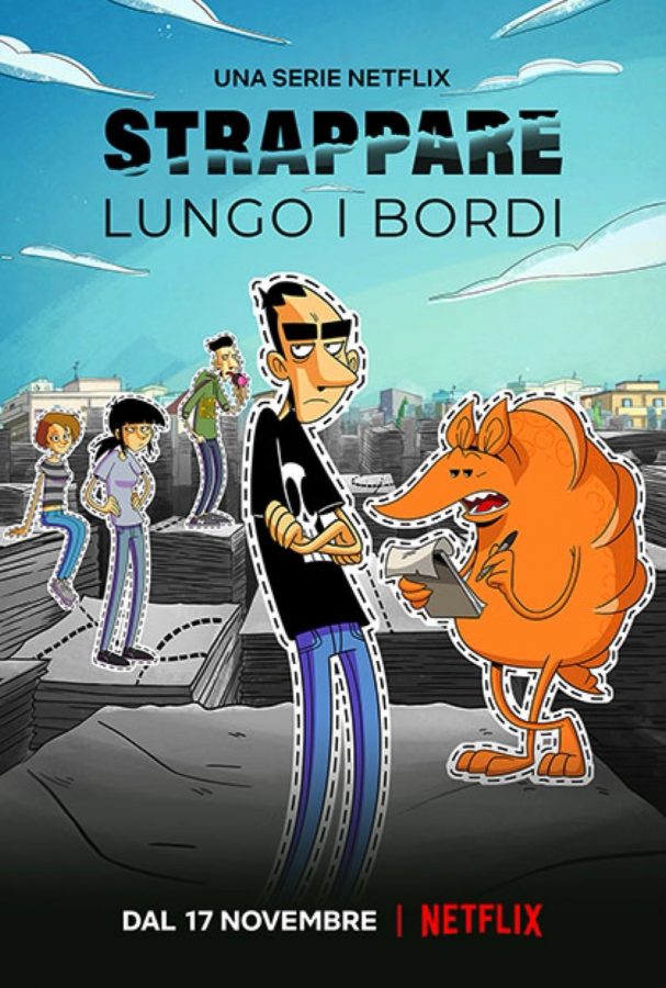 strappare lungo i bordi locandina