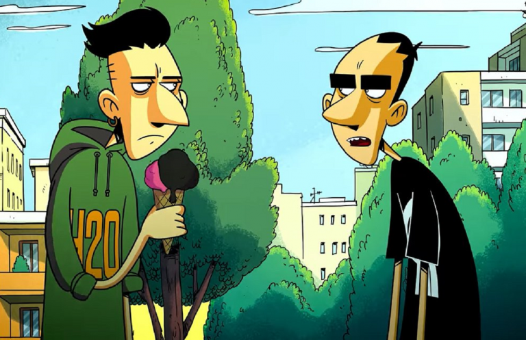 strappare lungo i bordi personaggi