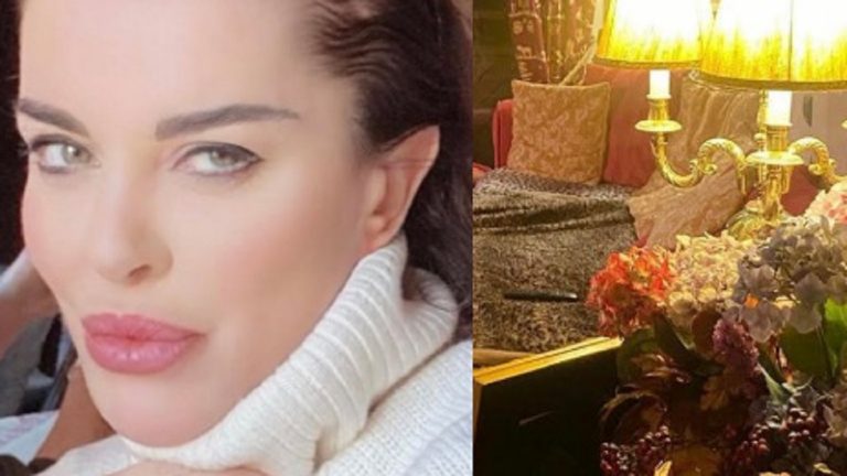 Alba Parietti casa Courmayeur