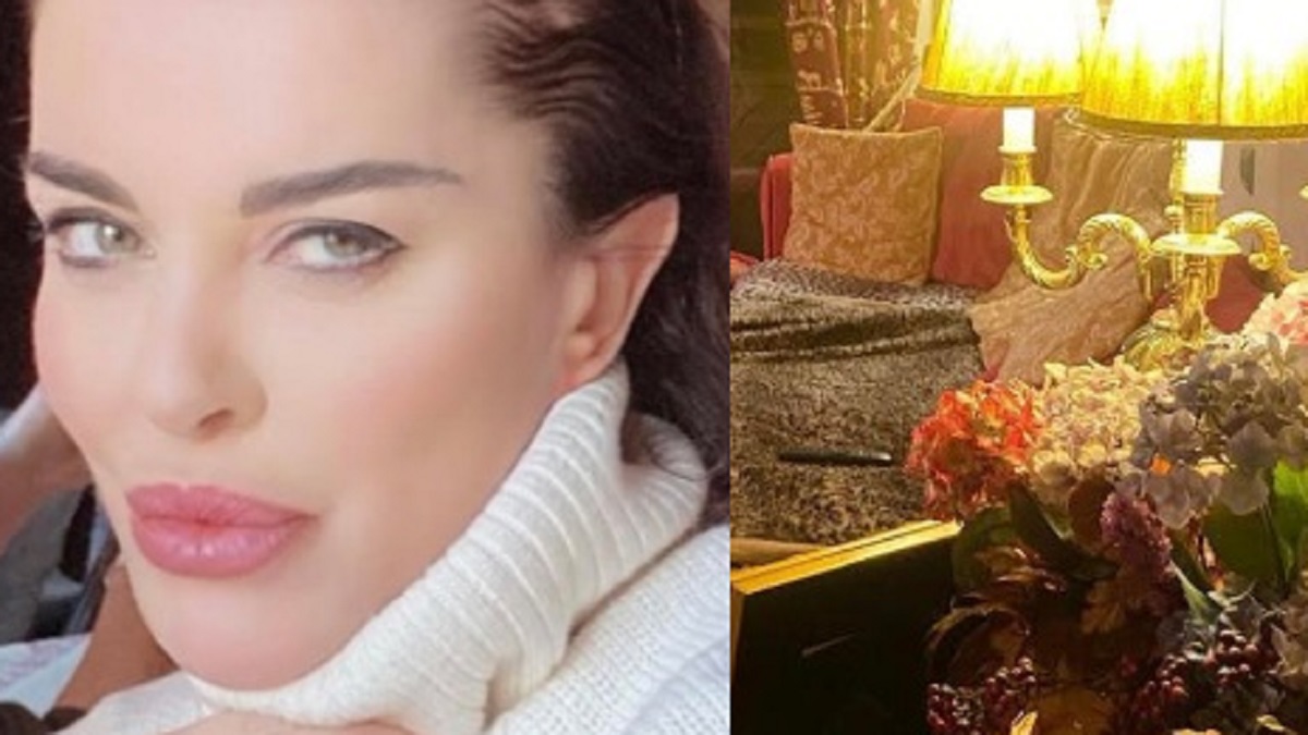 Alba Parietti casa Courmayeur