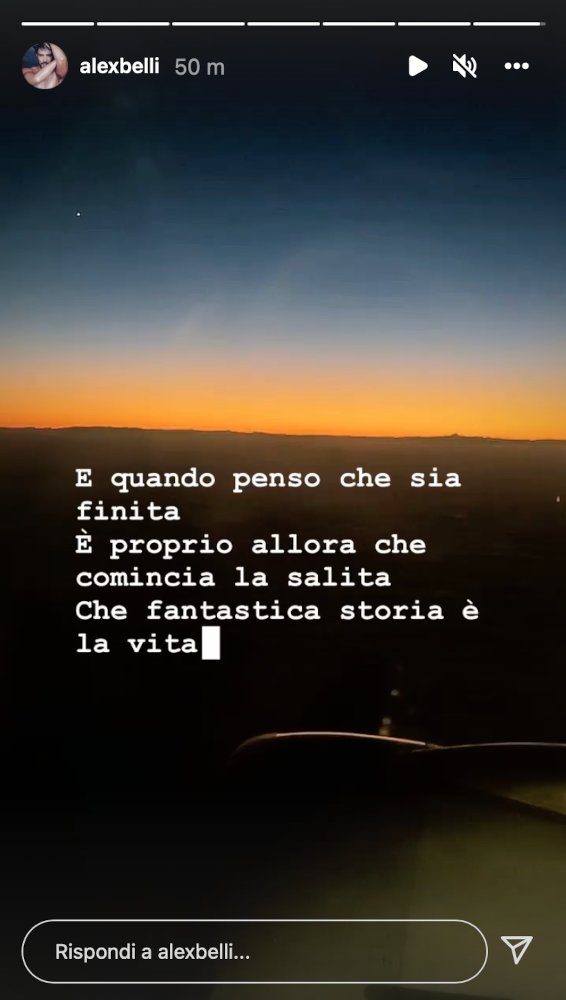 alex belli instagram stories 1