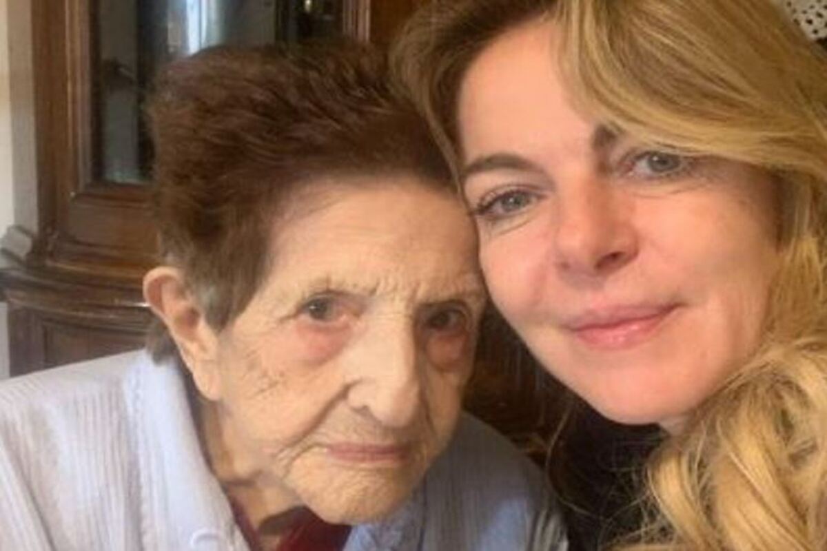 claudia gerini lutto