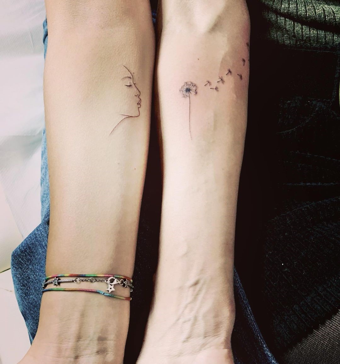 tatuaggi mamma e figlia