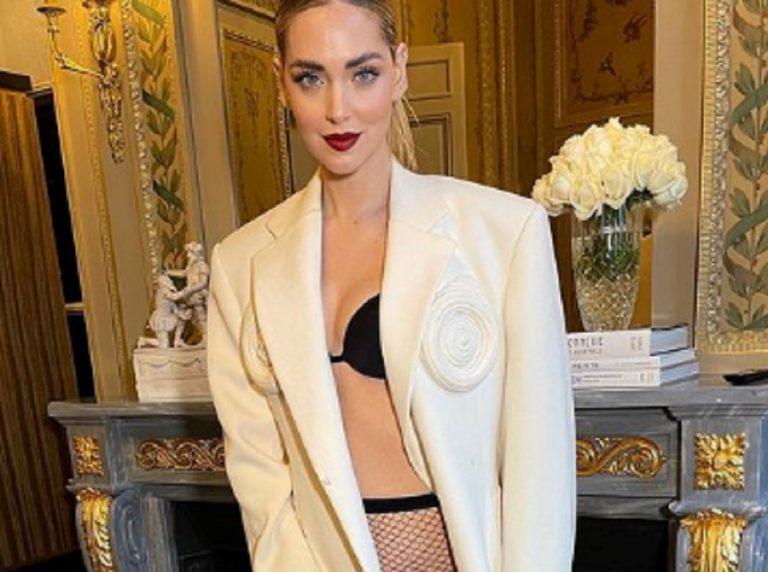 Chiara Ferragni in uno dei suoi look più provocanti