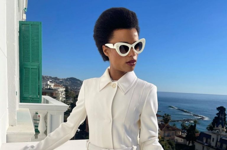 lorena cesarini look sanremo conferenza stampa