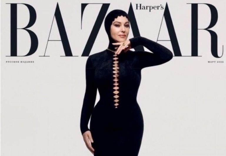 monica bellucci copertina harper's bazaar