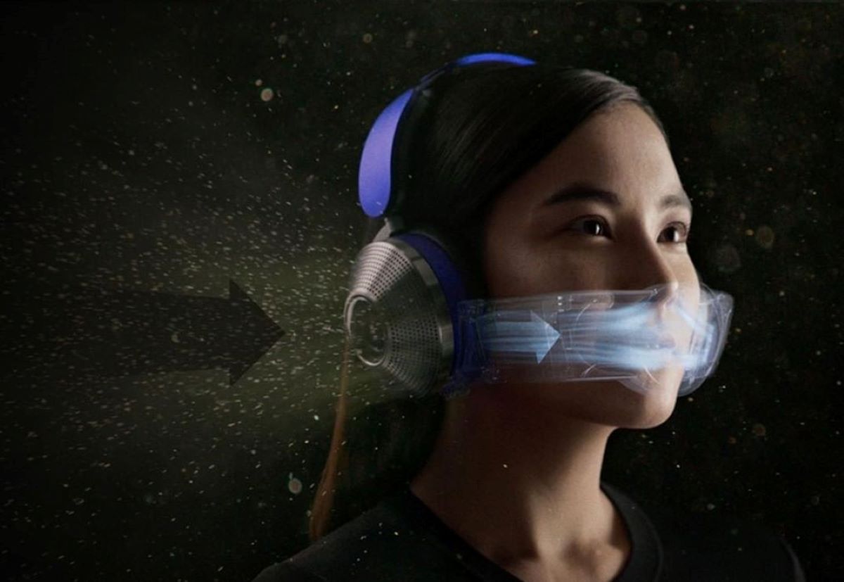 le cuffie Dyson che purificano l'aria