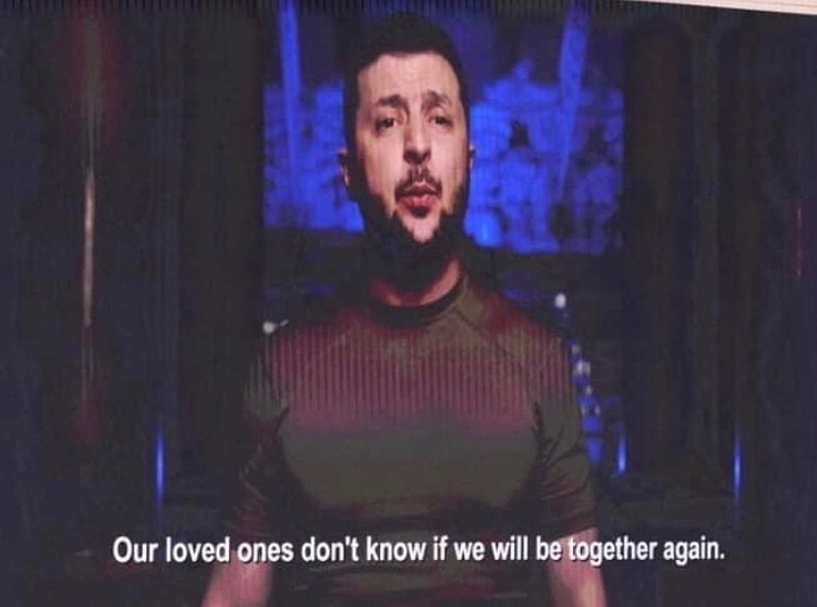 Il discorso di Zelensky ai Grammy 2022