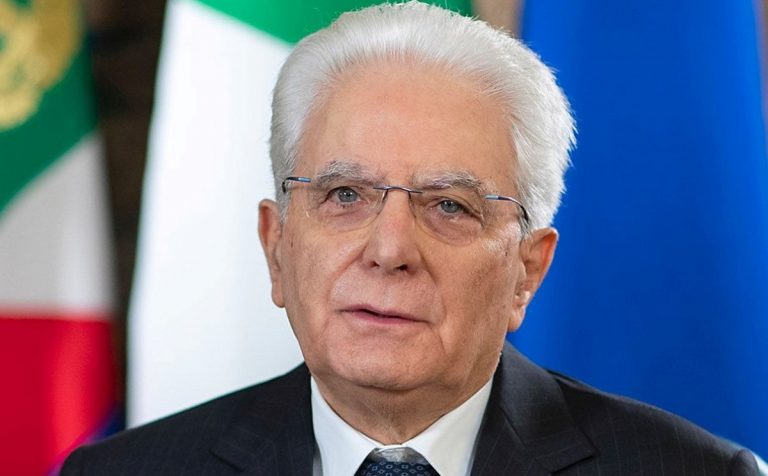 Il Capo dello Stato Sergio Mattarella