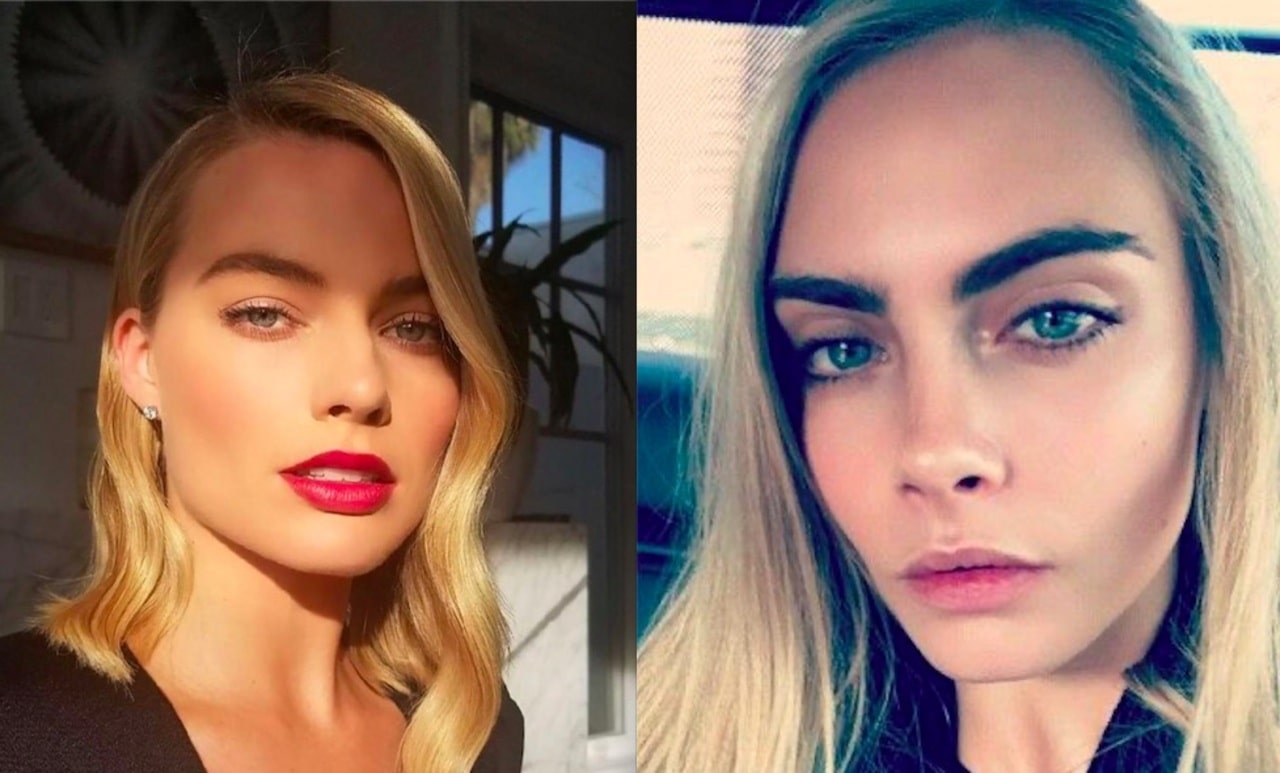Margot Robbie Cara Delevigne